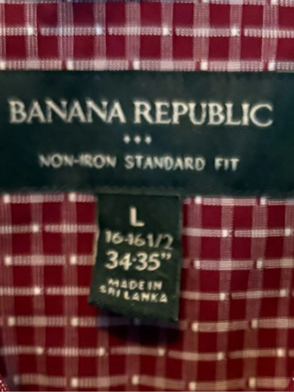 Banana Republic standard fit